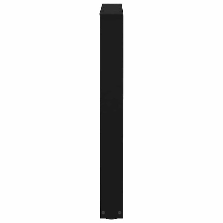 spisebordsben V-formet 2 stk. sort 70 x (72-73,3) cm stål