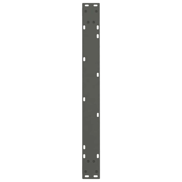 spisebordsben V-formet 2 stk. antracit 80x(72-73,3) cm stål