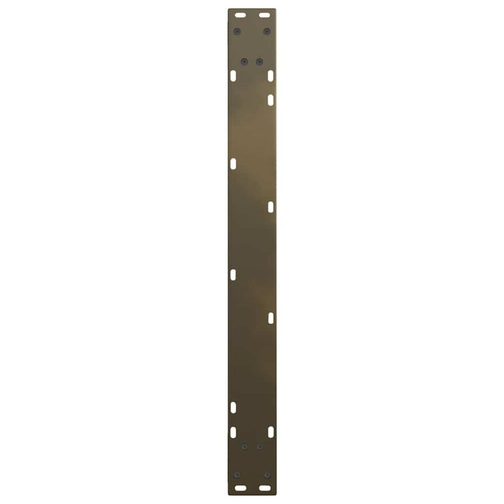spisebordsben V-formet 2 stk. naturstål 80x(72-73,3) cm stål