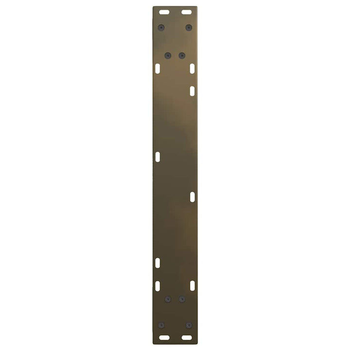 spisebordsben V-formet 3 stk. naturstål 70 x (72-73,3) cm stål