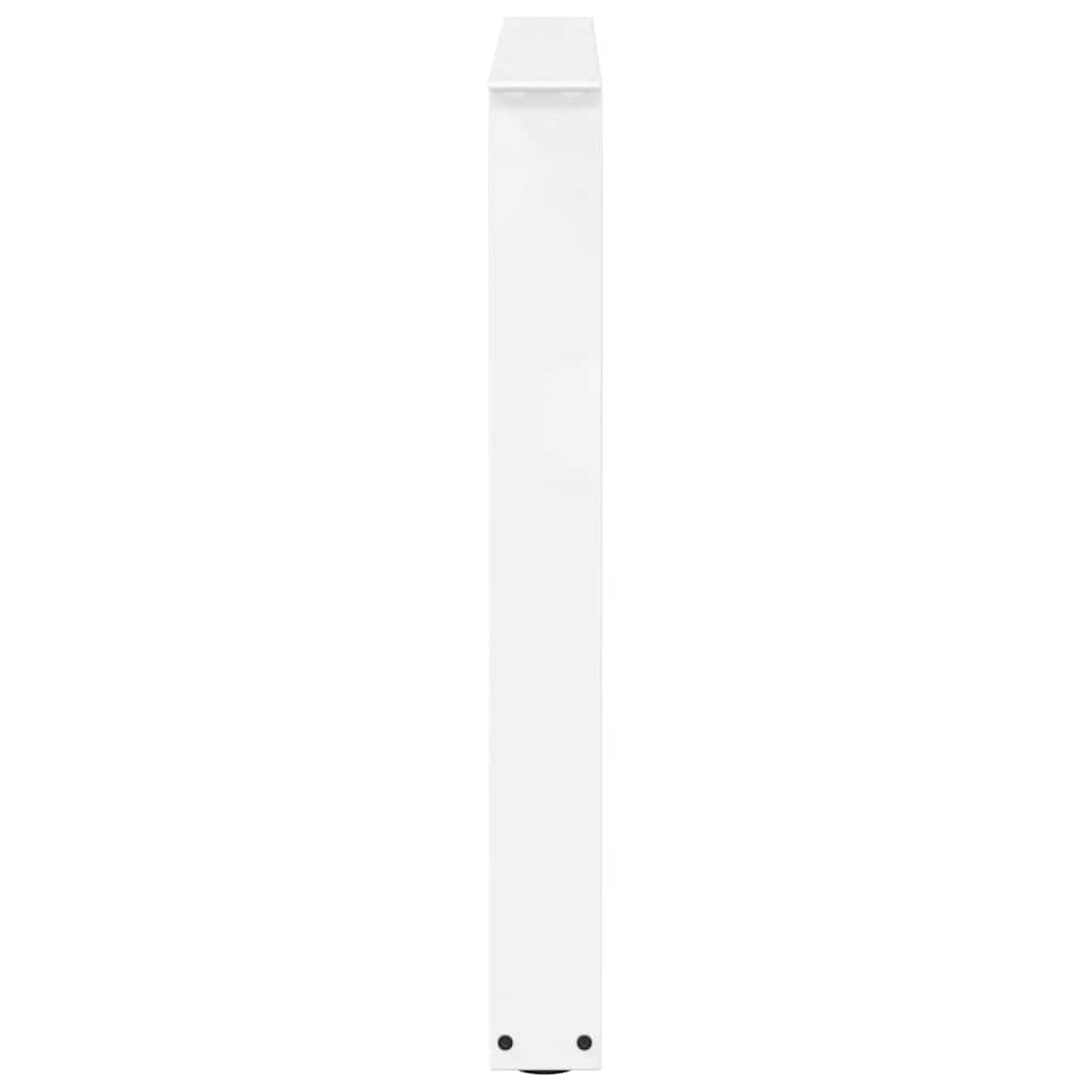 spisebordsben V-formet 3 stk. hvid 80x(72-73,3) cm stål