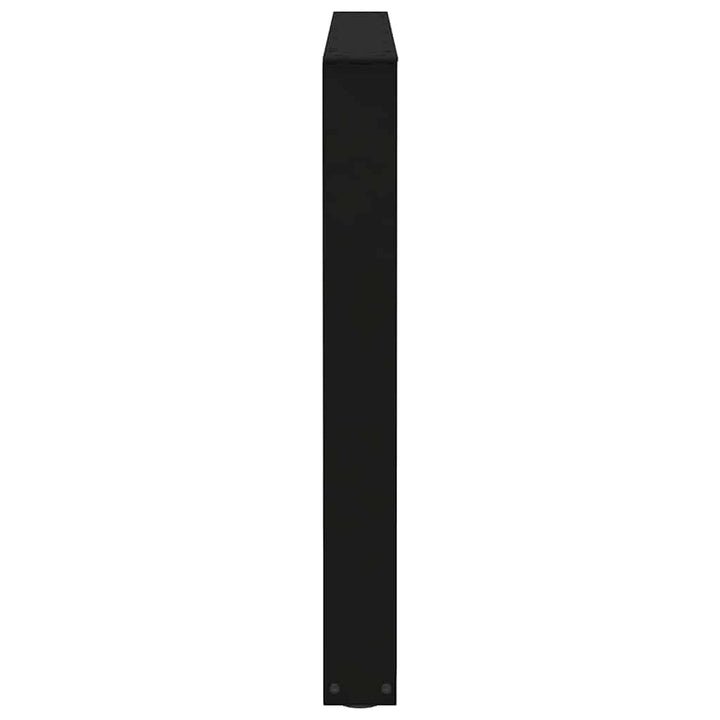 spisebordsben V-formet 3 stk. sort 100x(72-73,3) cm stål