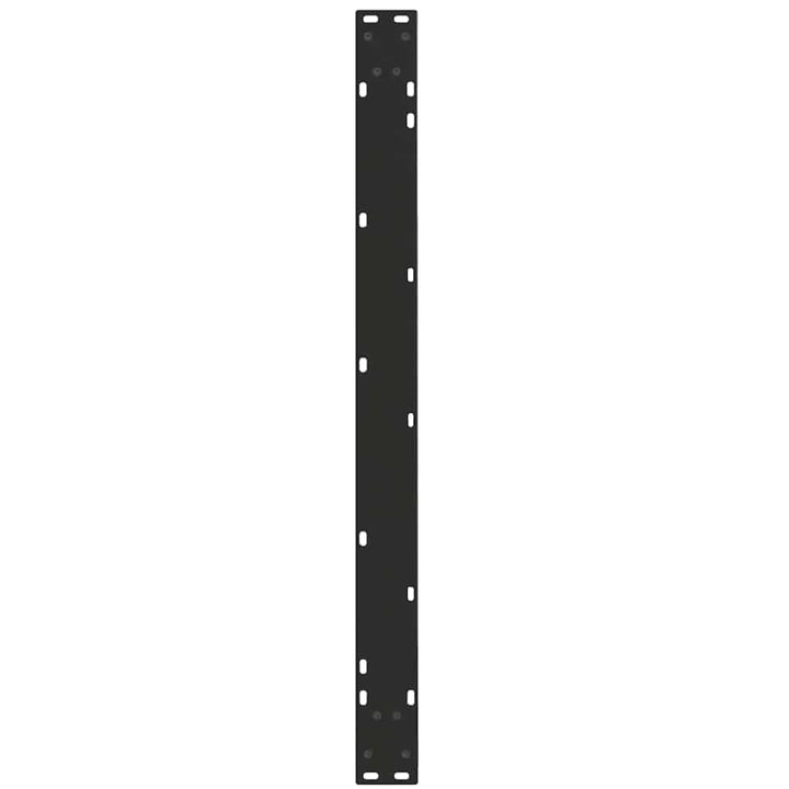 spisebordsben V-formet 3 stk. sort 100x(72-73,3) cm stål
