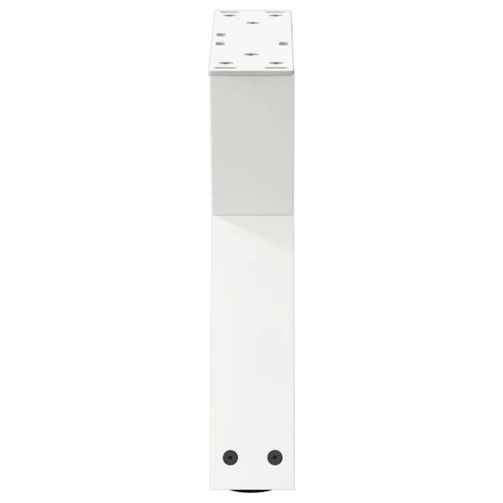 sofabordsben 2 stk. hvid 30x(30-31,3) cm stål