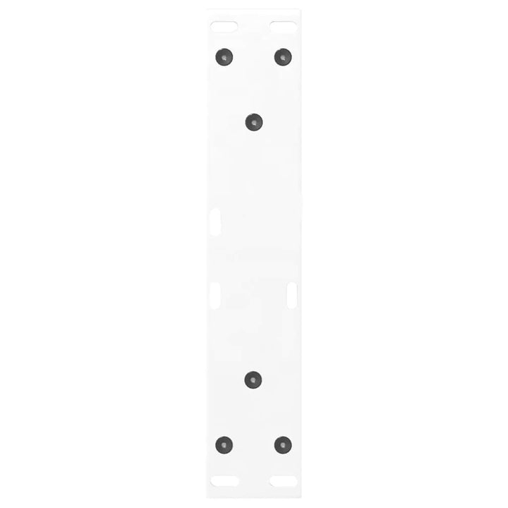 sofabordsben 2 stk. hvid 30x(30-31,3) cm stål