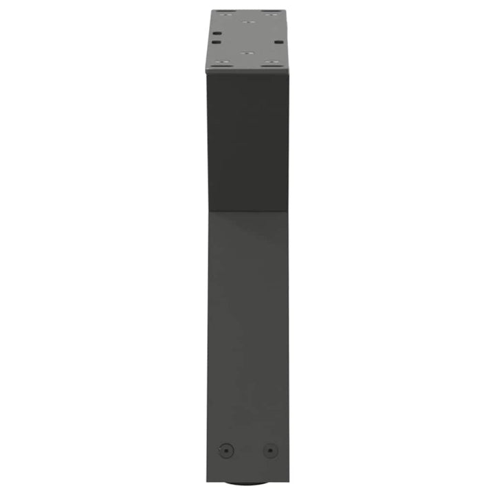 sofabordsben 2 stk. antracit 30x(30-31,3) cm stål