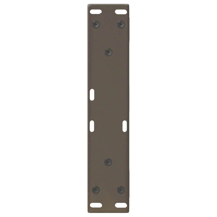 sofabordsben 2 stk. naturstål 30x(30-31,3) cm stål