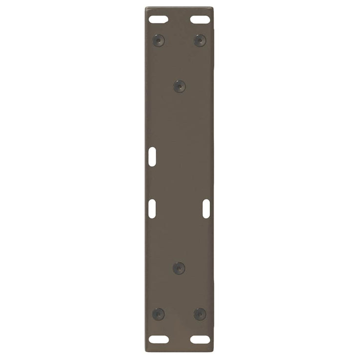 sofabordsben 2 stk. naturstål 40x(30-31,3) cm stål