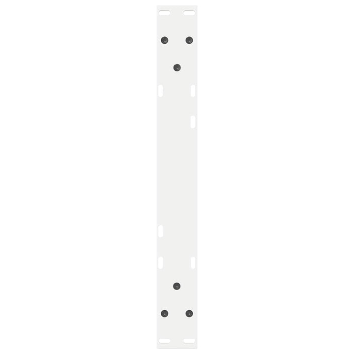sofabordsben 2 stk. hvid 50x(30-31,3) cm stål
