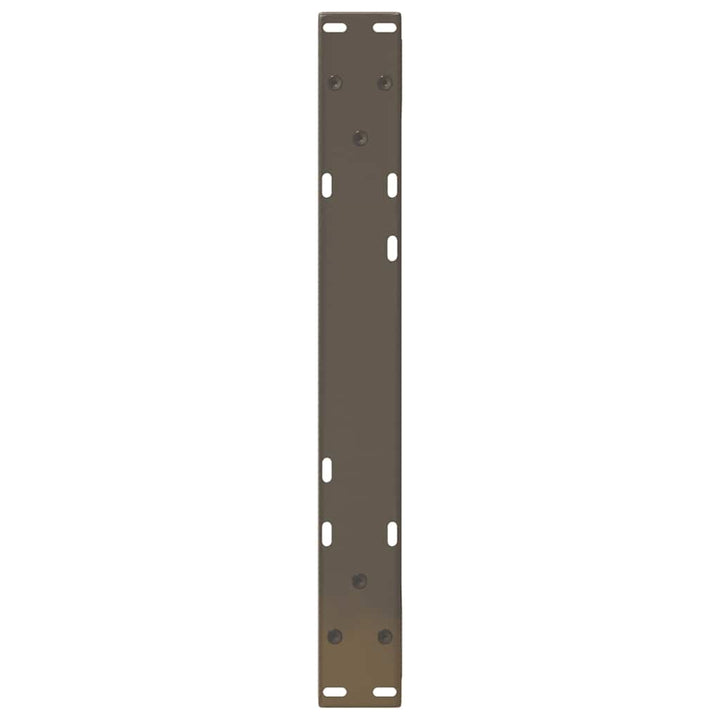 sofabordsben 2 stk. naturstål 50x(30-31,3) cm stål