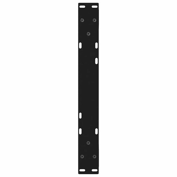 sofabordsben 2 stk. sort 60 x (30-31,3) cm stål