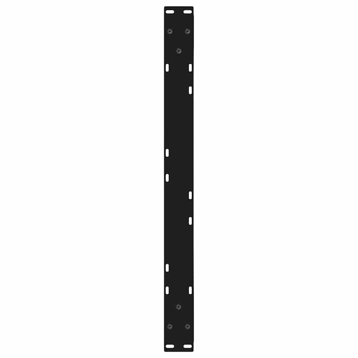 sofabordsben 2 stk. sort 70 x (30-31,3) cm stål