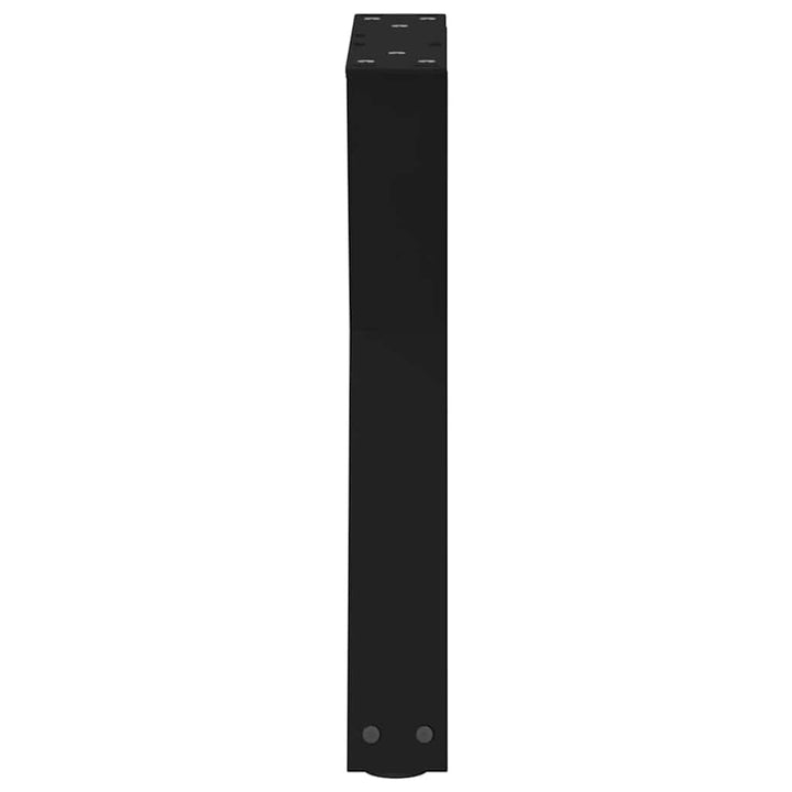 sofabordsben 2 stk. sort 28 x (42-43,3) cm stål