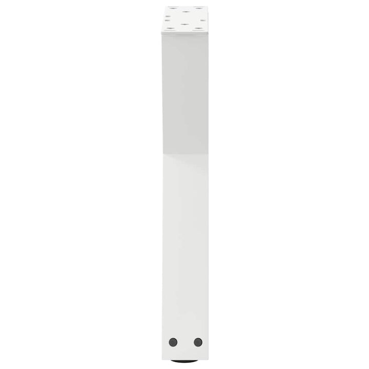 sofabordsben 2 stk. hvid 28 x (42-43,3) cm stål