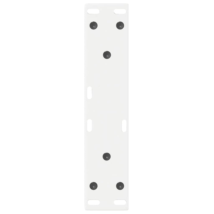 sofabordsben 2 stk. hvid 28 x (42-43,3) cm stål