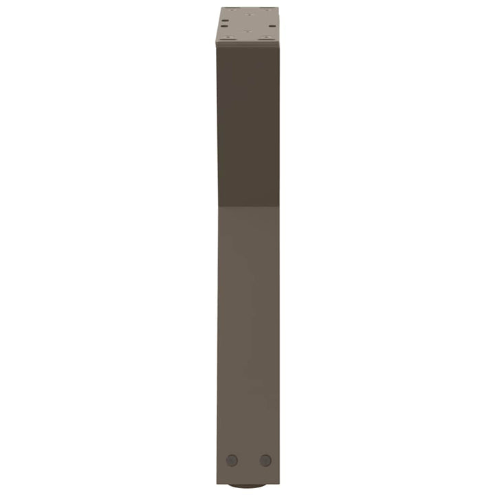 sofabordsben 2 stk. naturstål 28 x (42-43,3) cm stål