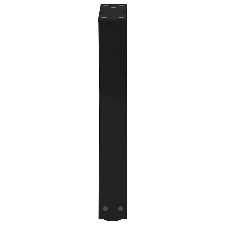 sofabordsben 2 stk. sort 38 x (42-43,3) cm stål
