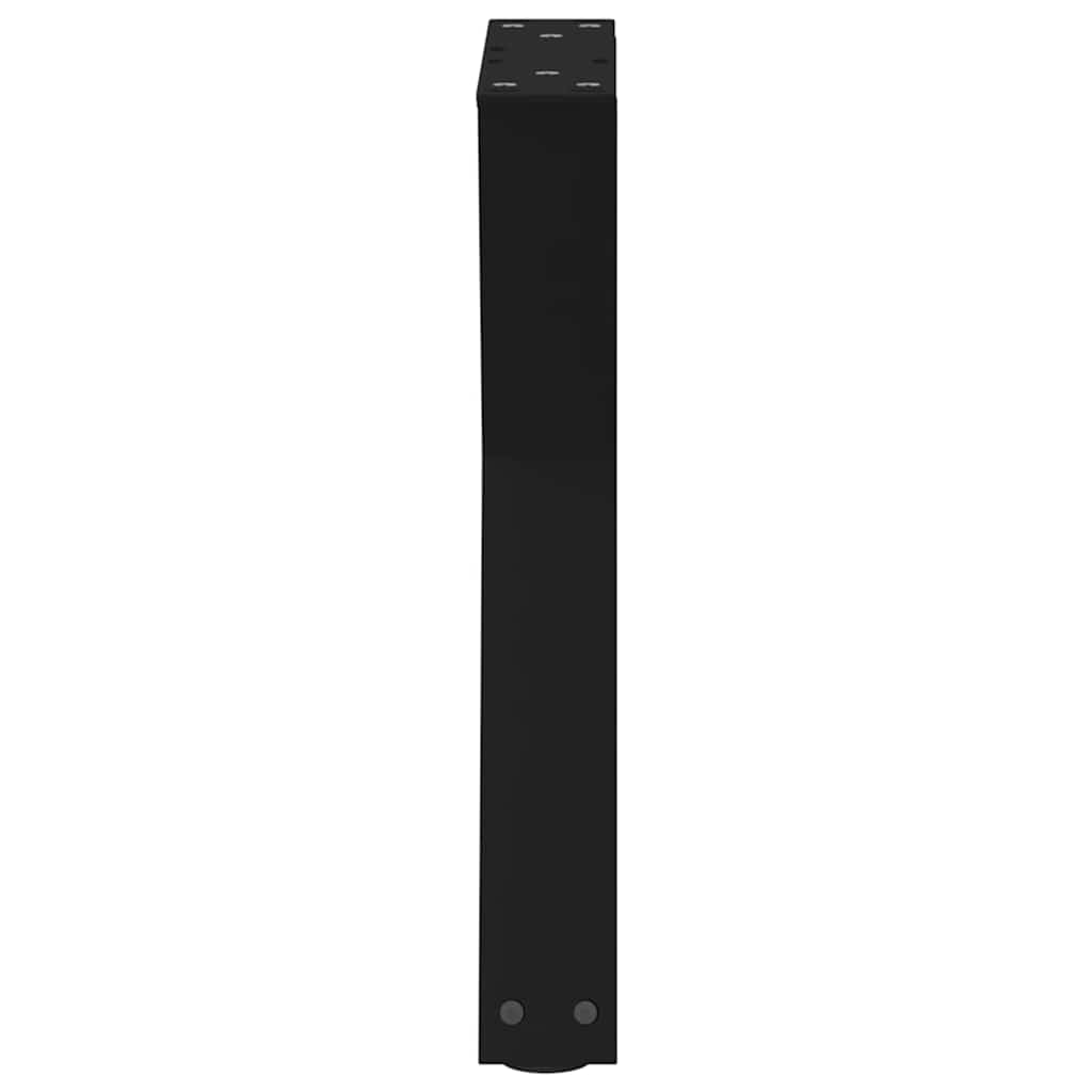 sofabordsben 2 stk. sort 38 x (42-43,3) cm stål