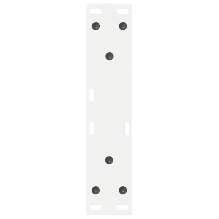sofabordsben 2 stk. hvid 38 x (42-43,3) cm stål