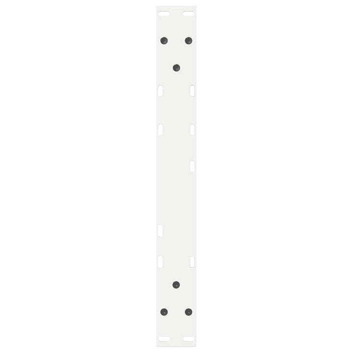 sofabordsben 2 stk. hvid 50x(42-43,3) cm stål