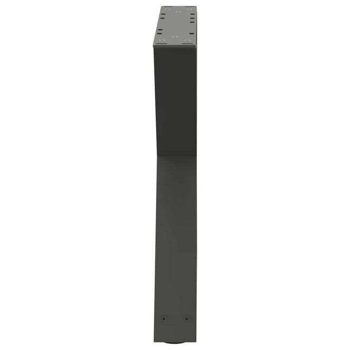 sofabordsben 2 stk. antracit 50x(42-43,3) cm stål