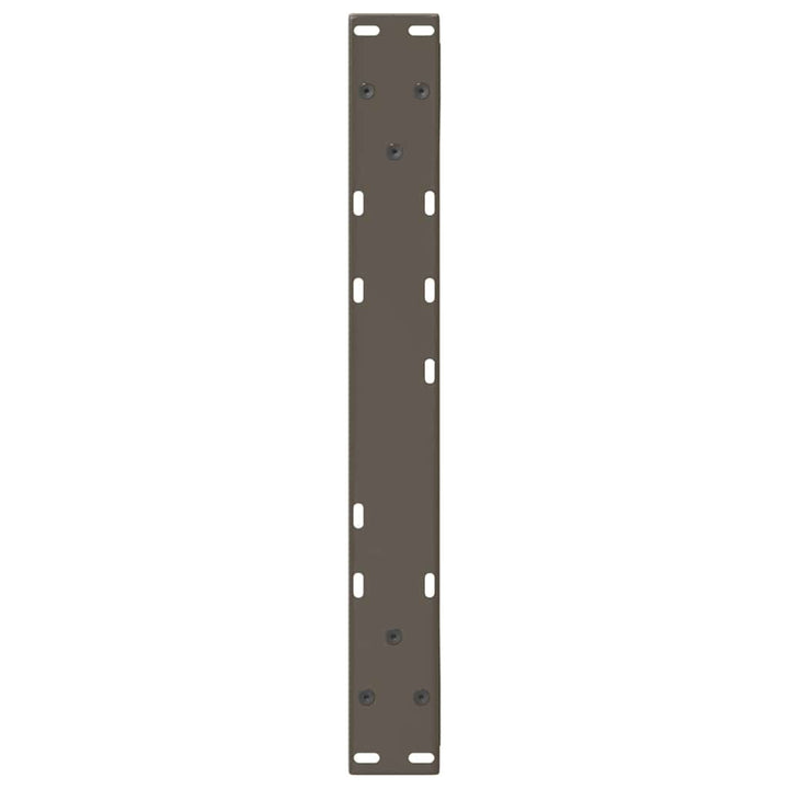 sofabordsben 2 stk. naturstål 60 x (42-43,3) cm stål