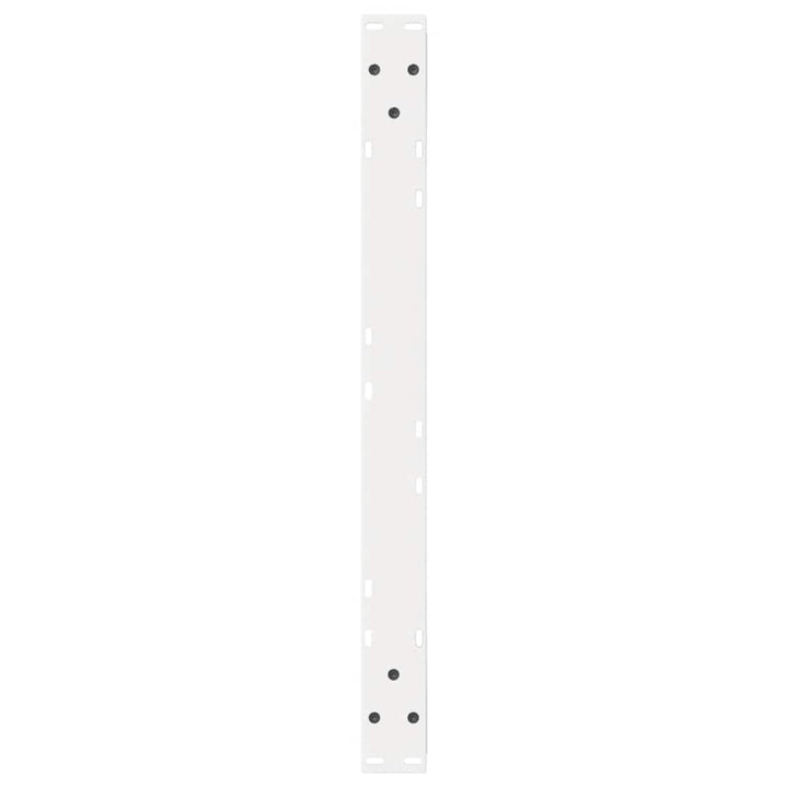 sofabordsben 2 stk. hvid 70 x (42-43,3) cm stål