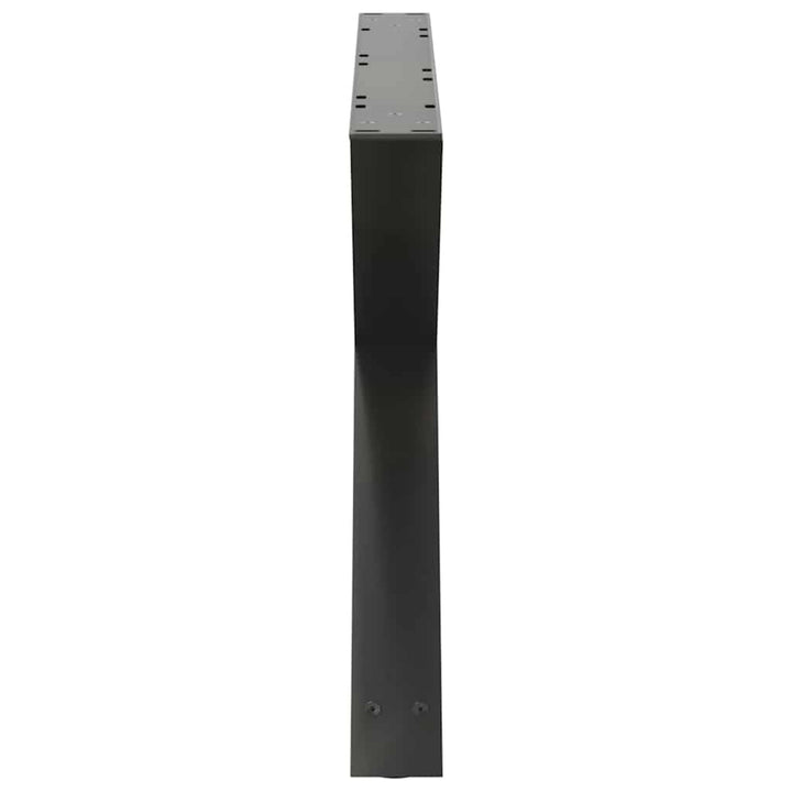 sofabordsben 2 stk. antracit 70 x (42-43,3) cm stål