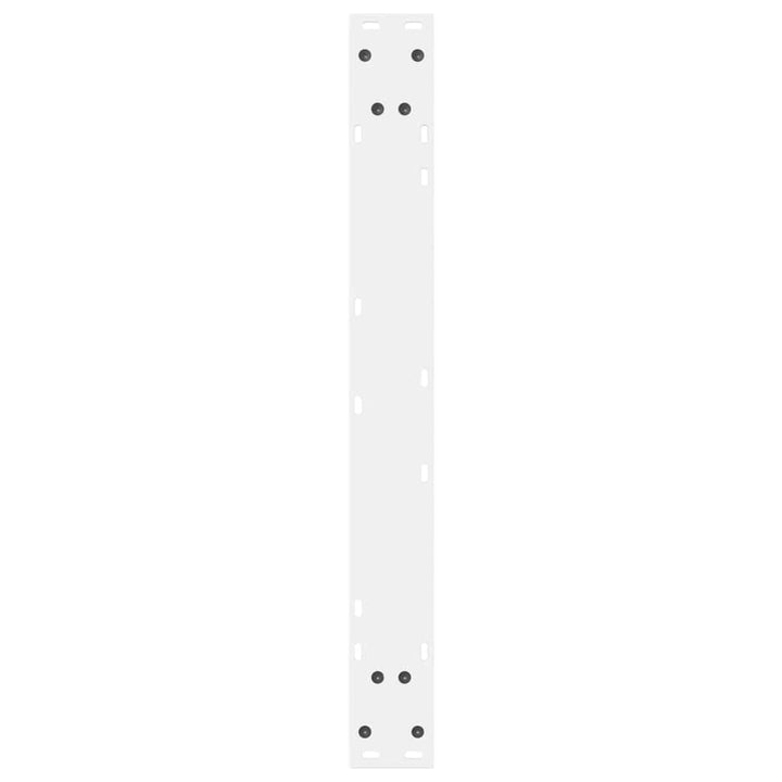 spisebordsben 2 stk. hvid 70 x (72-73,3) cm stål