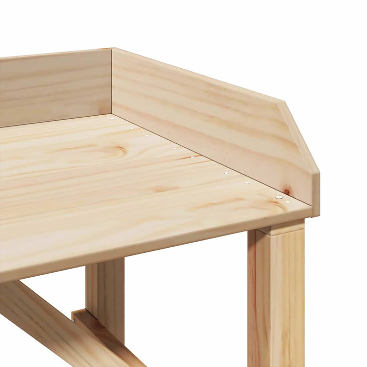 Plantebord Naturfarvet 75 x 40 x 90 cm Solid fyrretræ