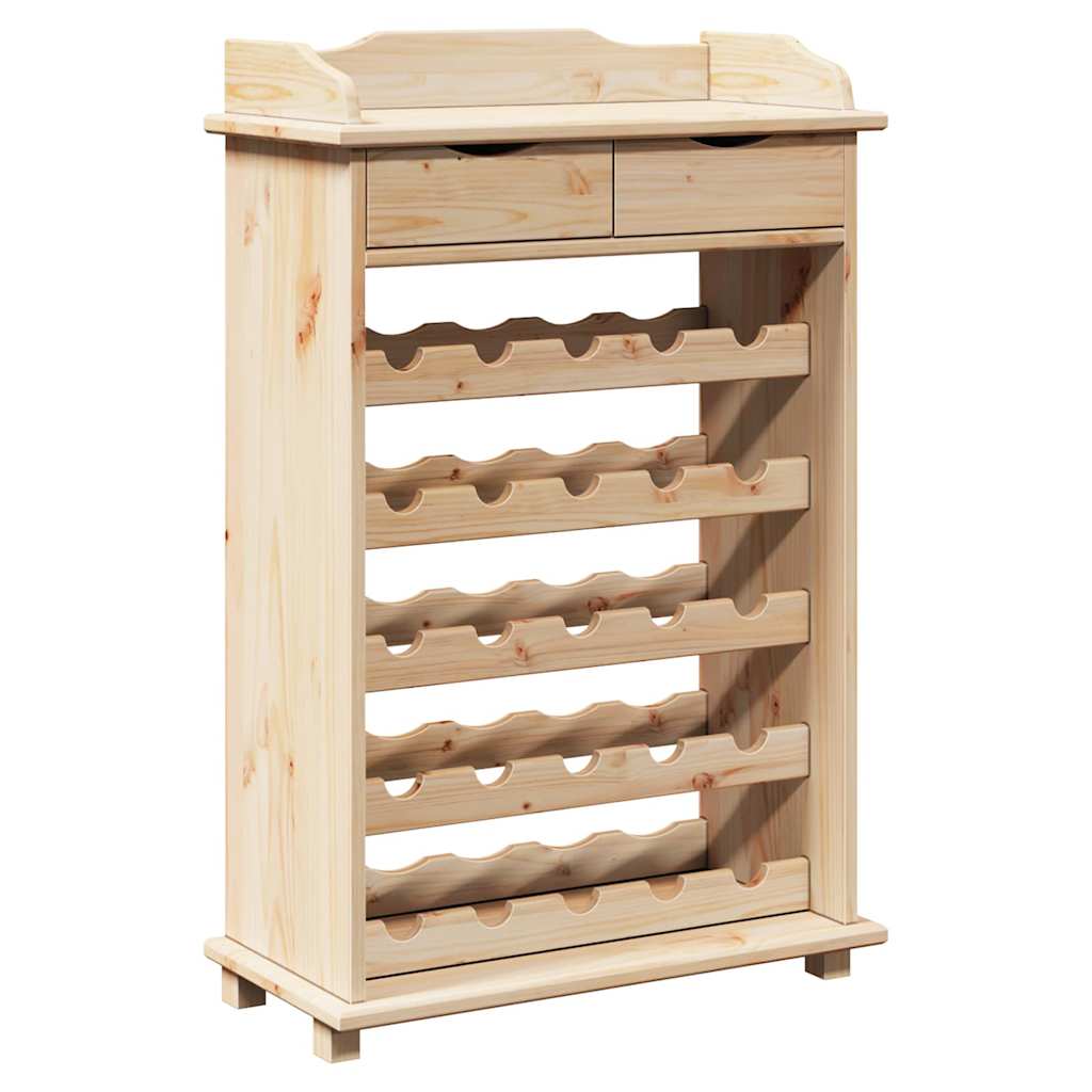 Vinfad Naturfarvet 58 x 28 x 90 cm Massiv Fyrretræ
