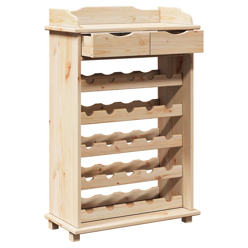 Vinfad Naturfarvet 58 x 28 x 90 cm Massiv Fyrretræ