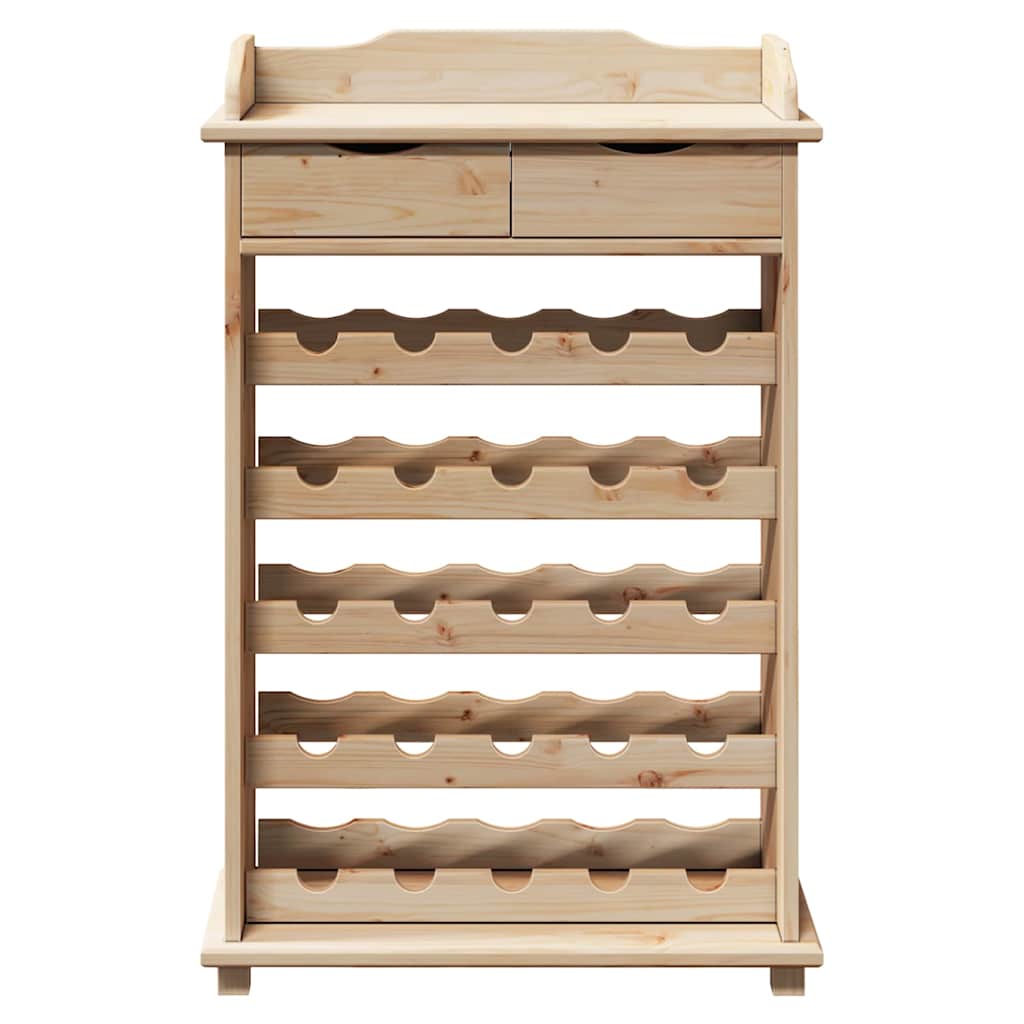 Vinfad Naturfarvet 58 x 28 x 90 cm Massiv Fyrretræ