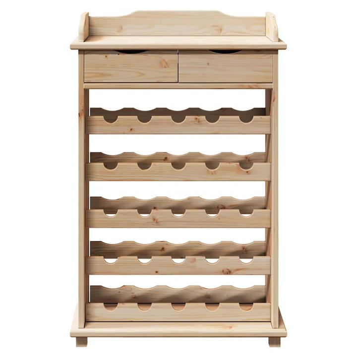 Vinfad Naturfarvet 58 x 28 x 90 cm Massiv Fyrretræ