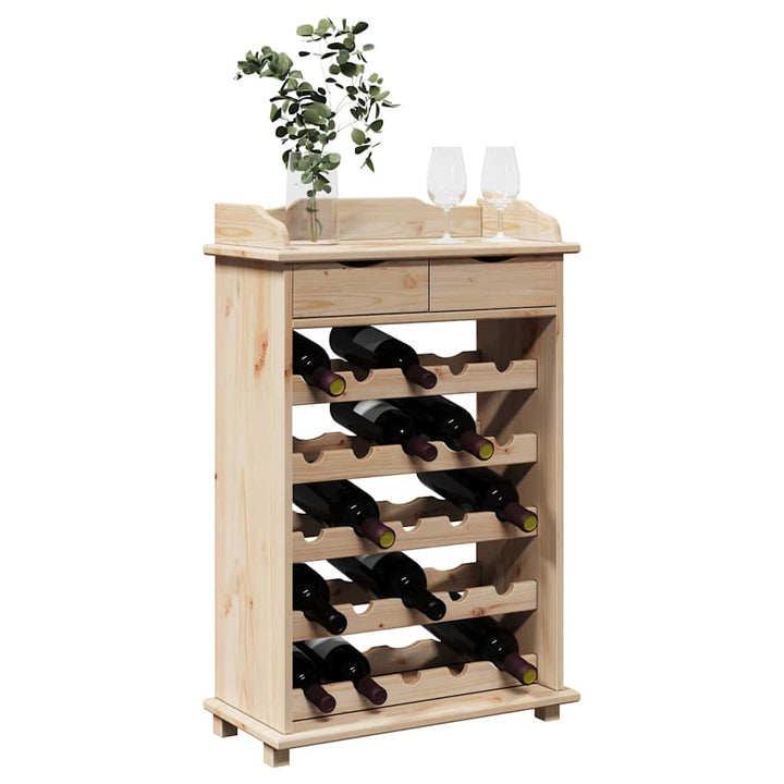 Vinfad Naturfarvet 58 x 28 x 90 cm Massiv Fyrretræ