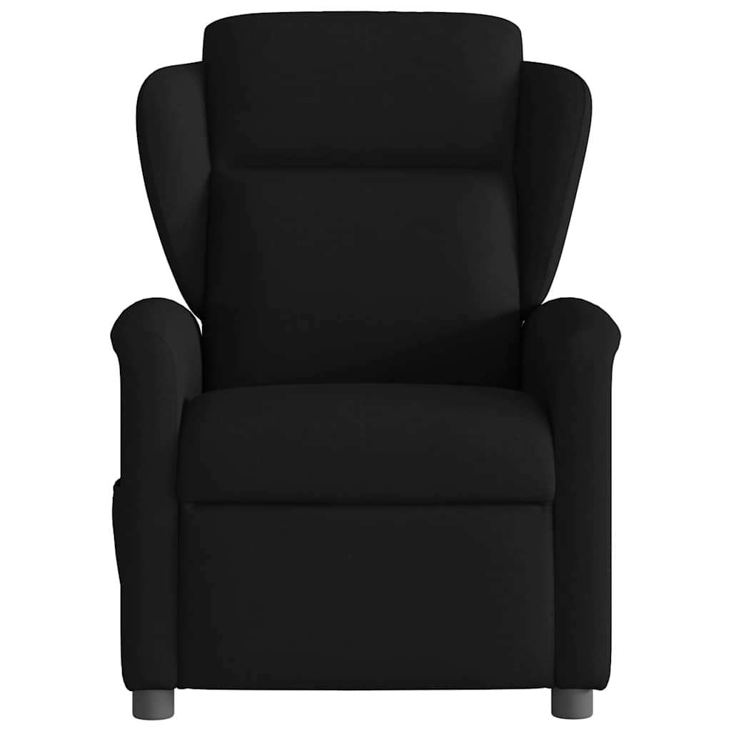 eldrevet massagestol stof sort