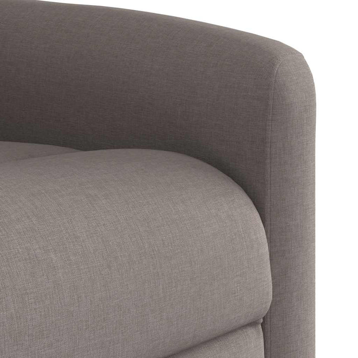 løftestol med massage stof gråbrun
