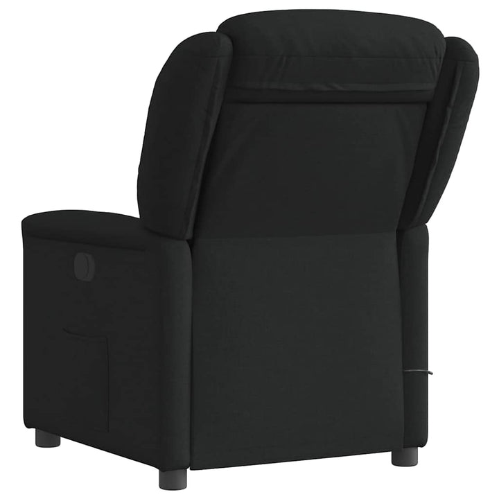 eldrevet massagestol stof sort