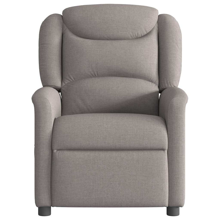 eldrevet massagestol stof gråbrun