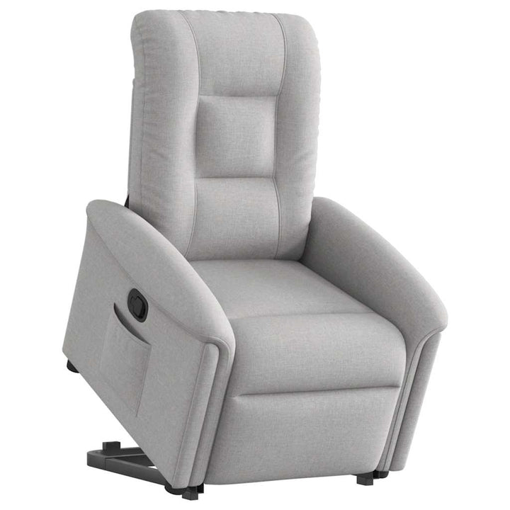 løftestol stof skygrå
