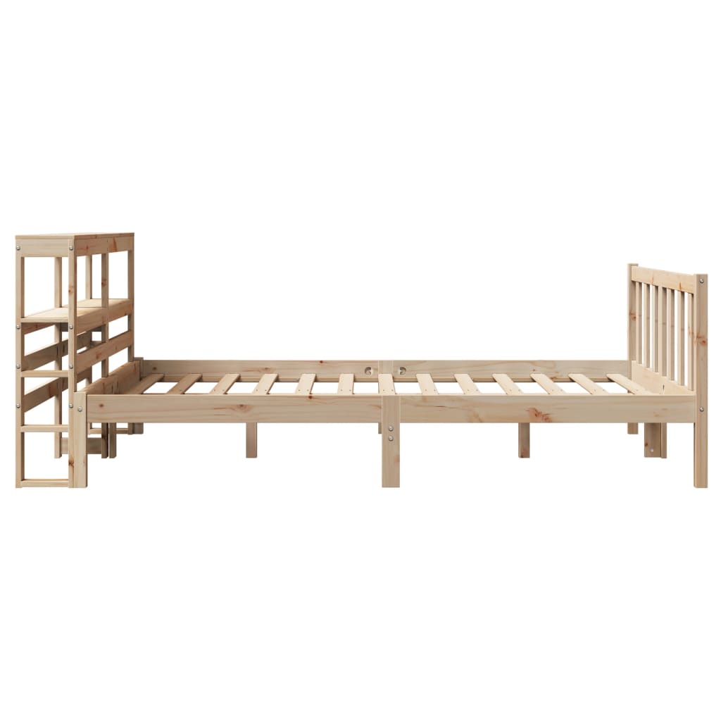 sengeramme uden madras 160x200 cm massivt fyrretræ