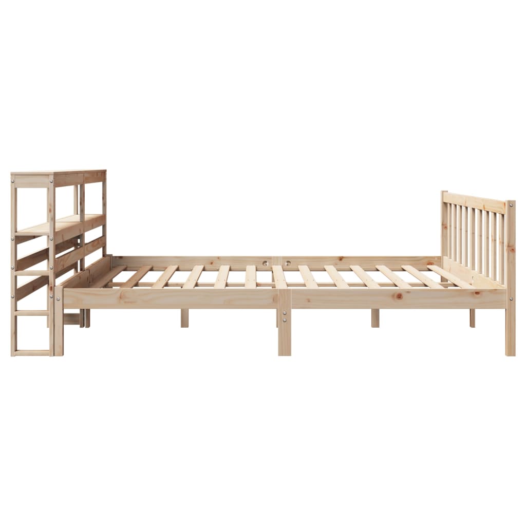 sengeramme uden madras 180x200 cm massivt fyrretræ