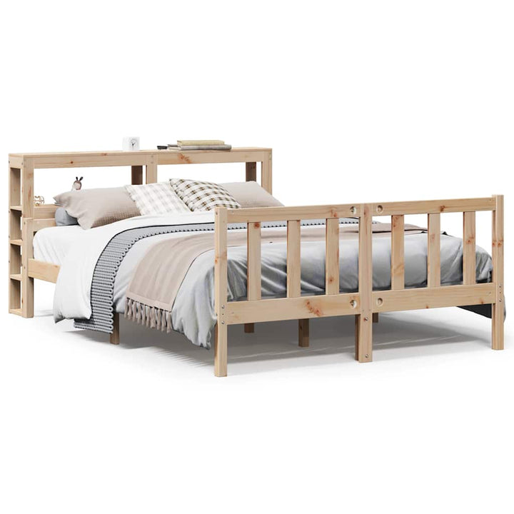 sengeramme uden madras 160x200 cm massivt fyrretræ