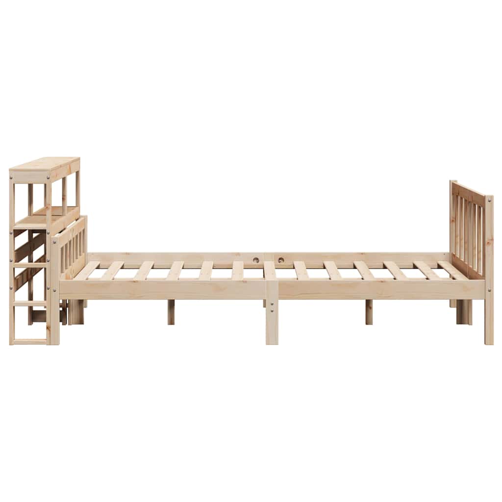 sengeramme uden madras 160x200 cm massivt fyrretræ