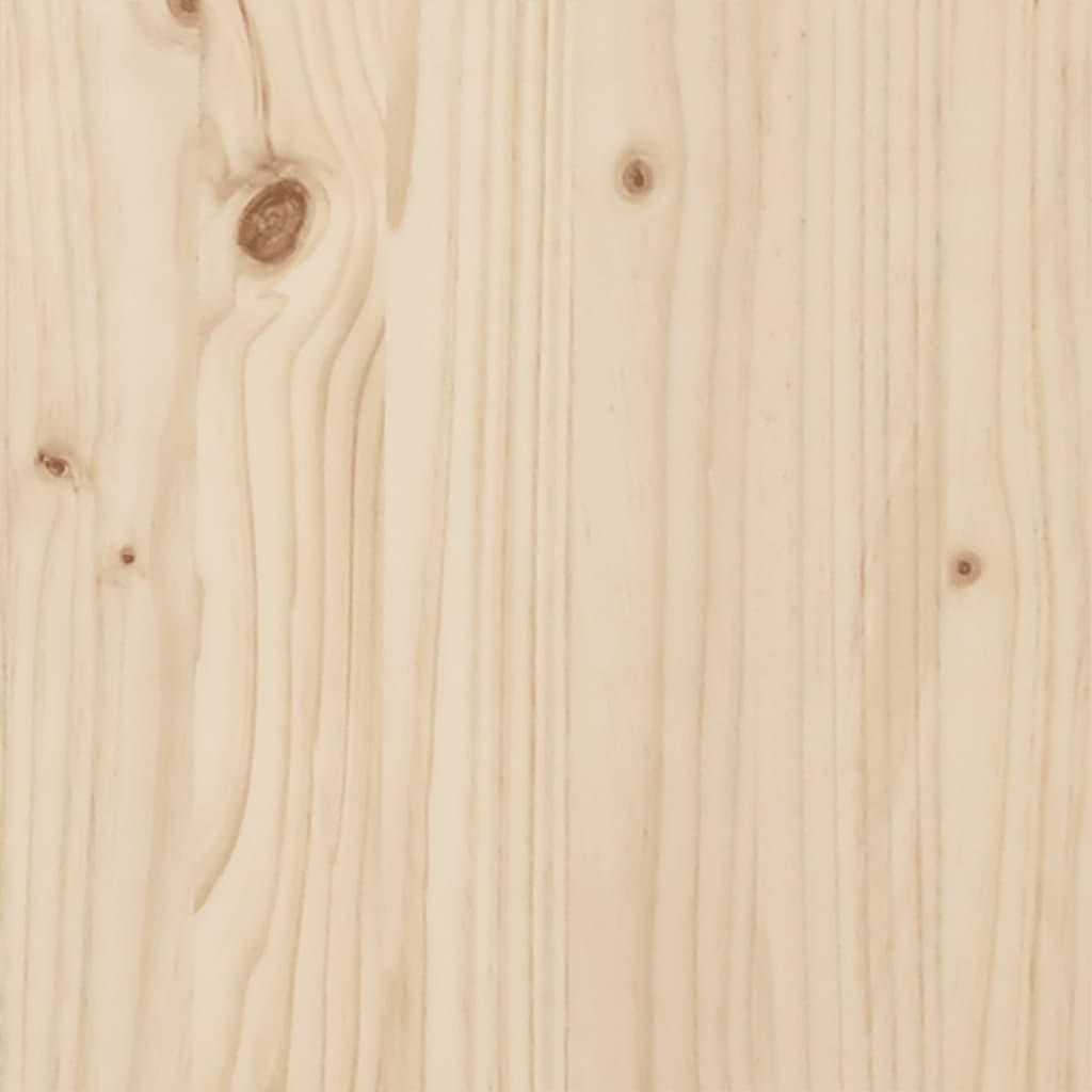 sengeramme med sengegavl 160x200 cm massivt fyrretræ
