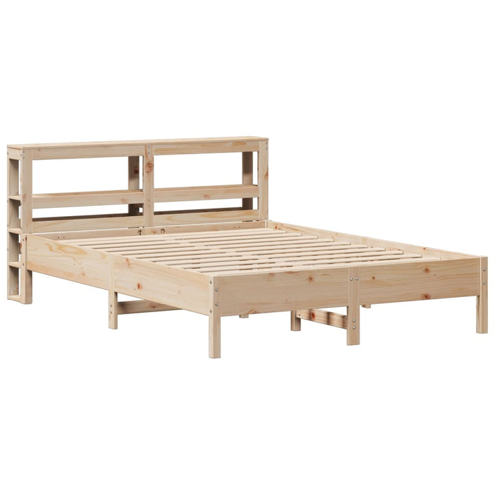 sengeramme uden madras 140x200 cm massivt fyrretræ