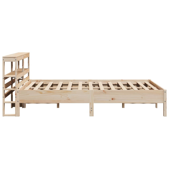 sengeramme uden madras 140x200 cm massivt fyrretræ