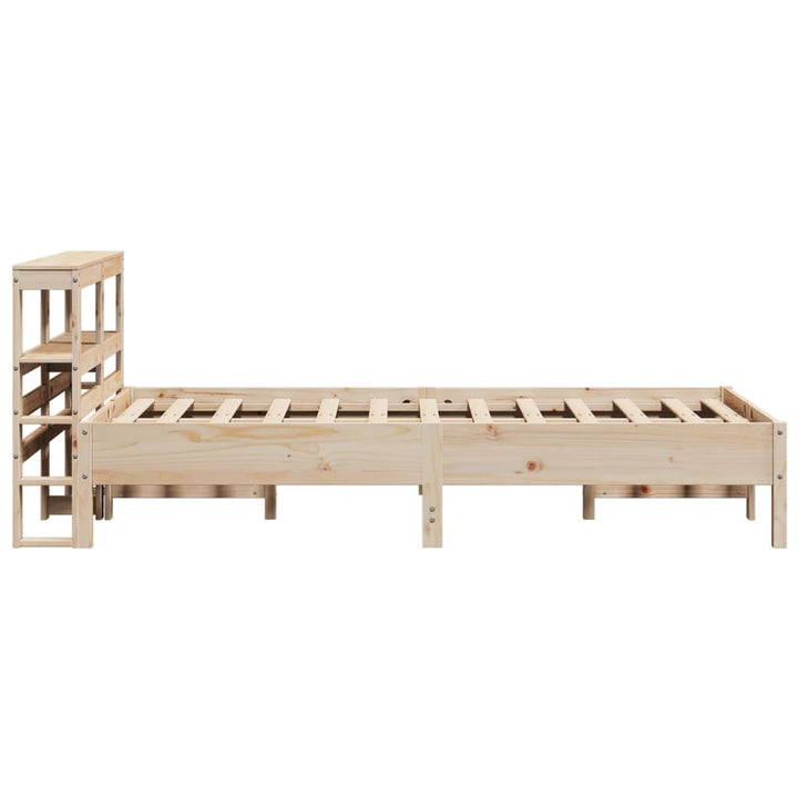 sengeramme uden madras 120x200 cm massivt fyrretræ
