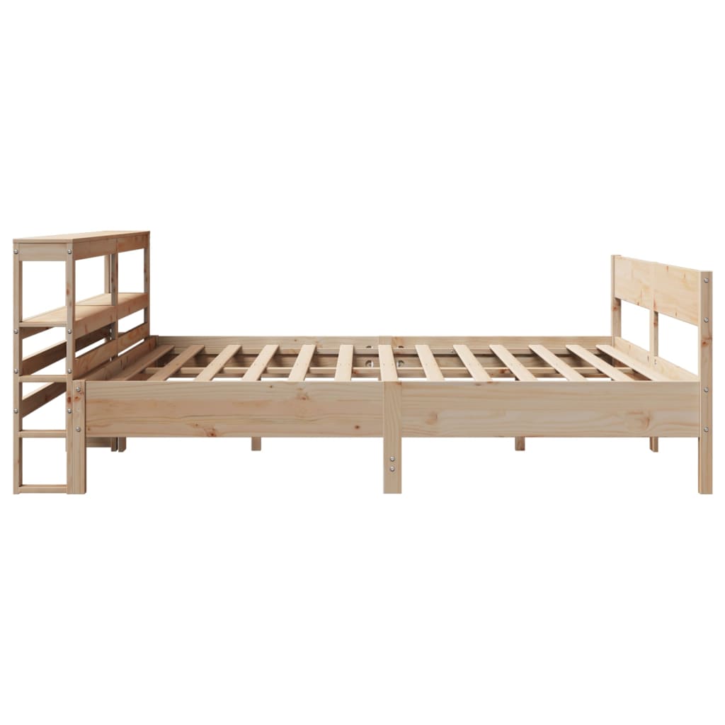 sengeramme uden madras 180x200 cm massivt fyrretræ