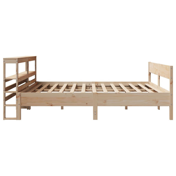 sengeramme uden madras 180x200 cm massivt fyrretræ